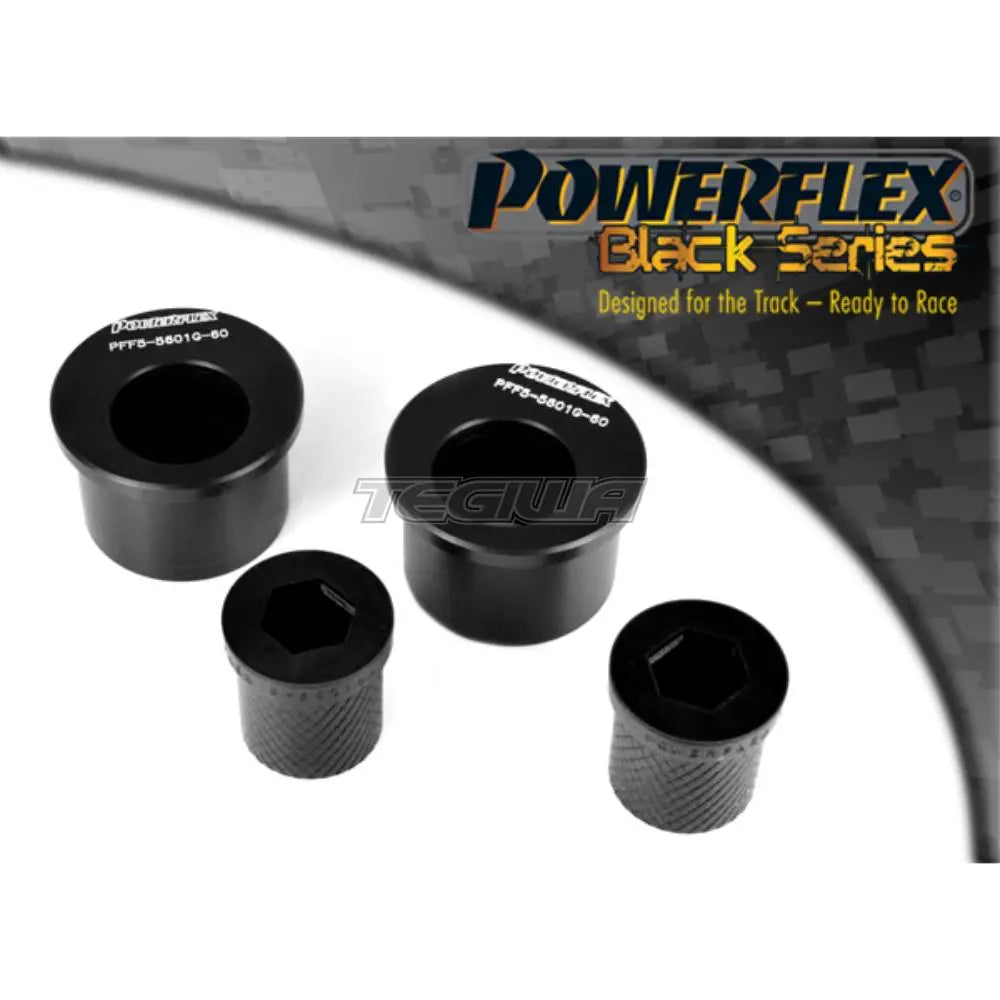 Powerflex Black Series Front Wishbone Rear Bush Caster Offset Bmw 3 E46 Sedan Touring Coupe Conv