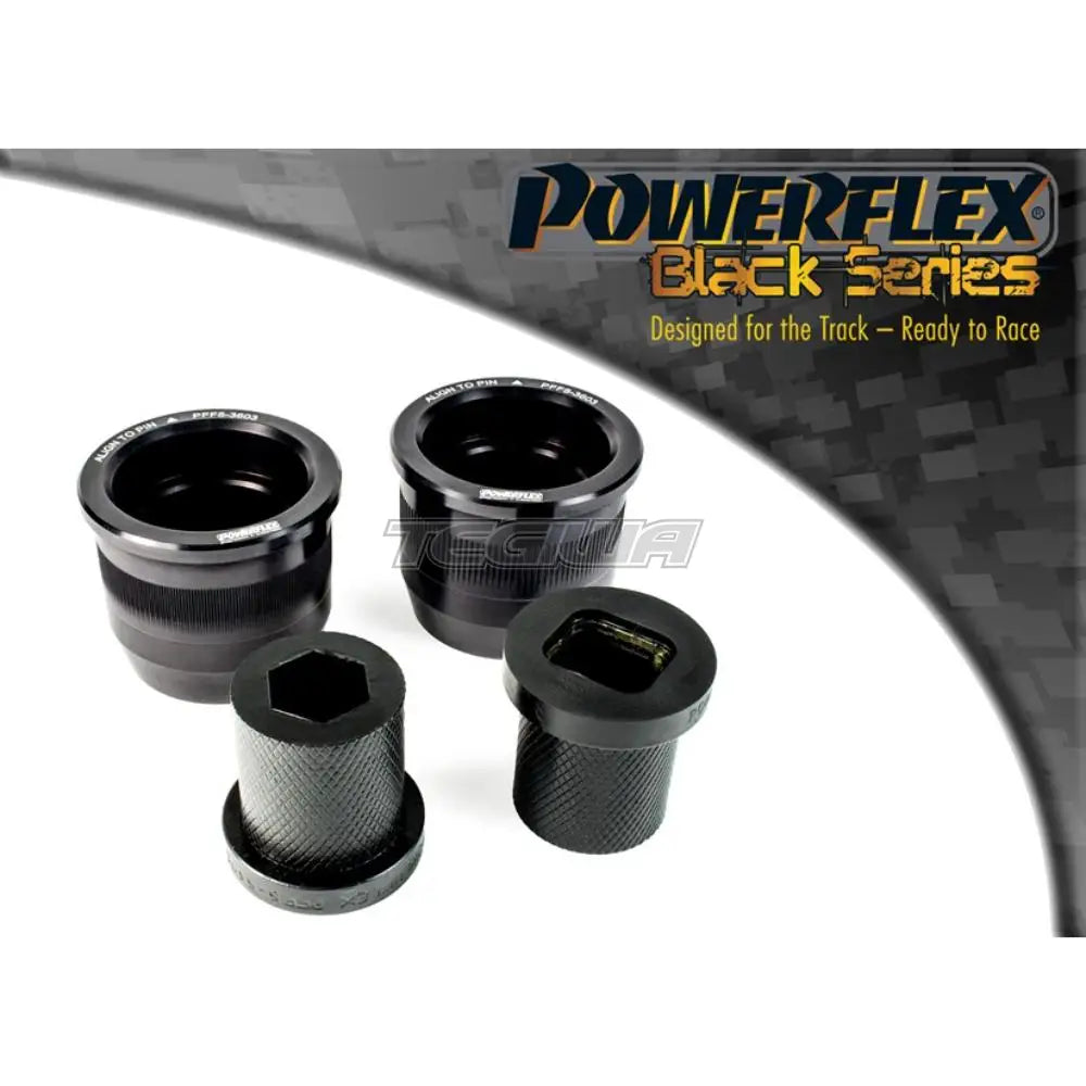 Powerflex Black Series Front Wishbone Rear Bush E46 Hybrid Aluminium Outer Bmw 3 E36 Compact 93-00