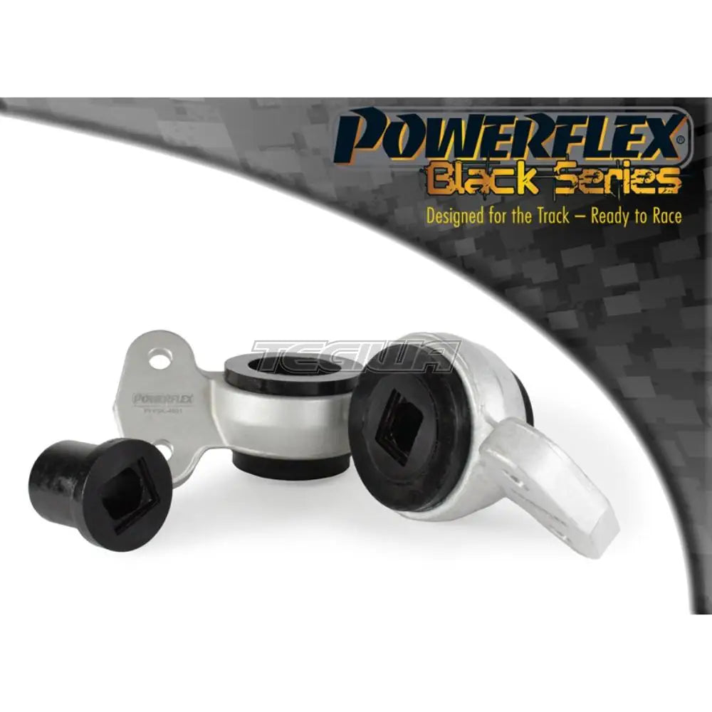 Powerflex Black Series Front Wishbone Rear Bush Inc Bracket Bmw 3 E46 Compact 99-06 Bushes