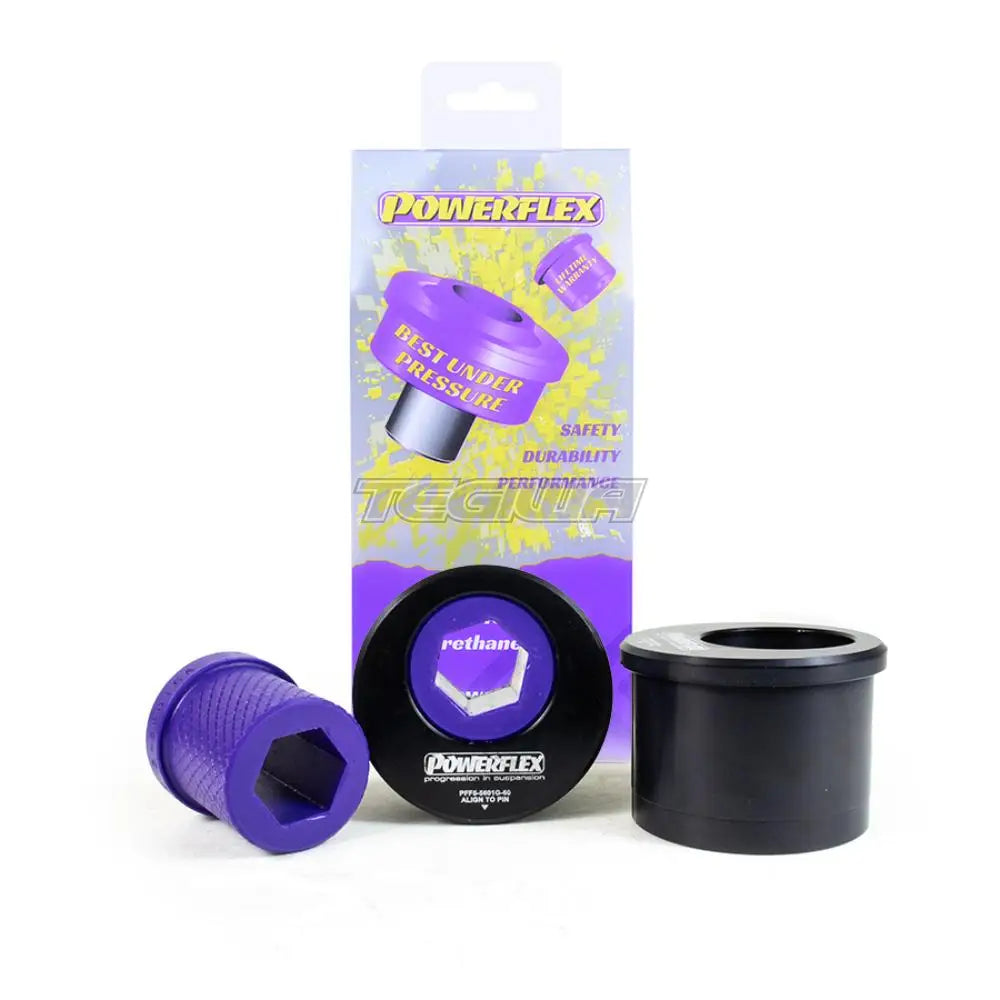 Powerflex Road Series Front Wishbone Rear Bush Caster Offset Bmw 3 E46 Compact 99-06 -