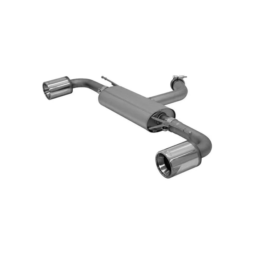 Remus Non-Resonated Cat Back System Left/Right Volkswagen Scirocco Mk3 2.0 R 09 + Exhaust Systems