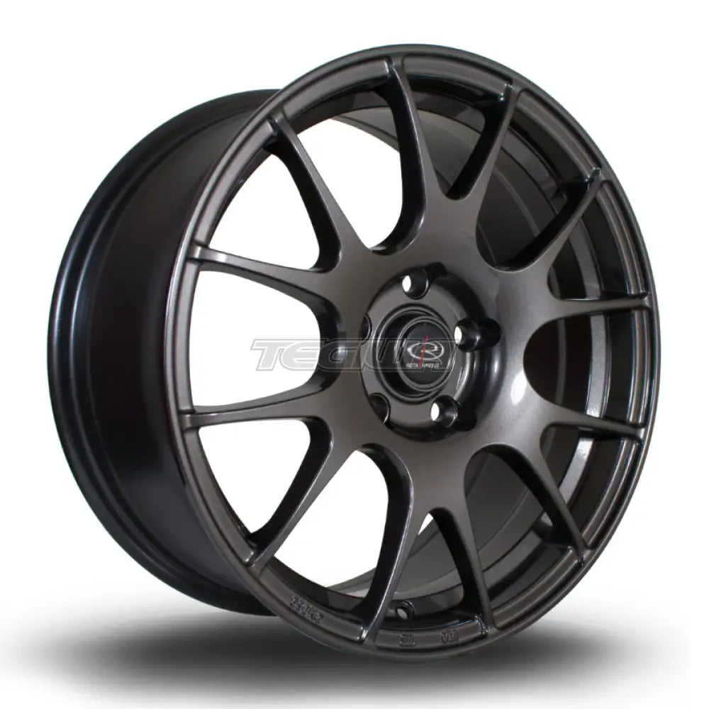 Rota Blitz Alloy Wheel 17x7.5 ET35 4x100 Gunmetal 73mm CB Alloy Wheels