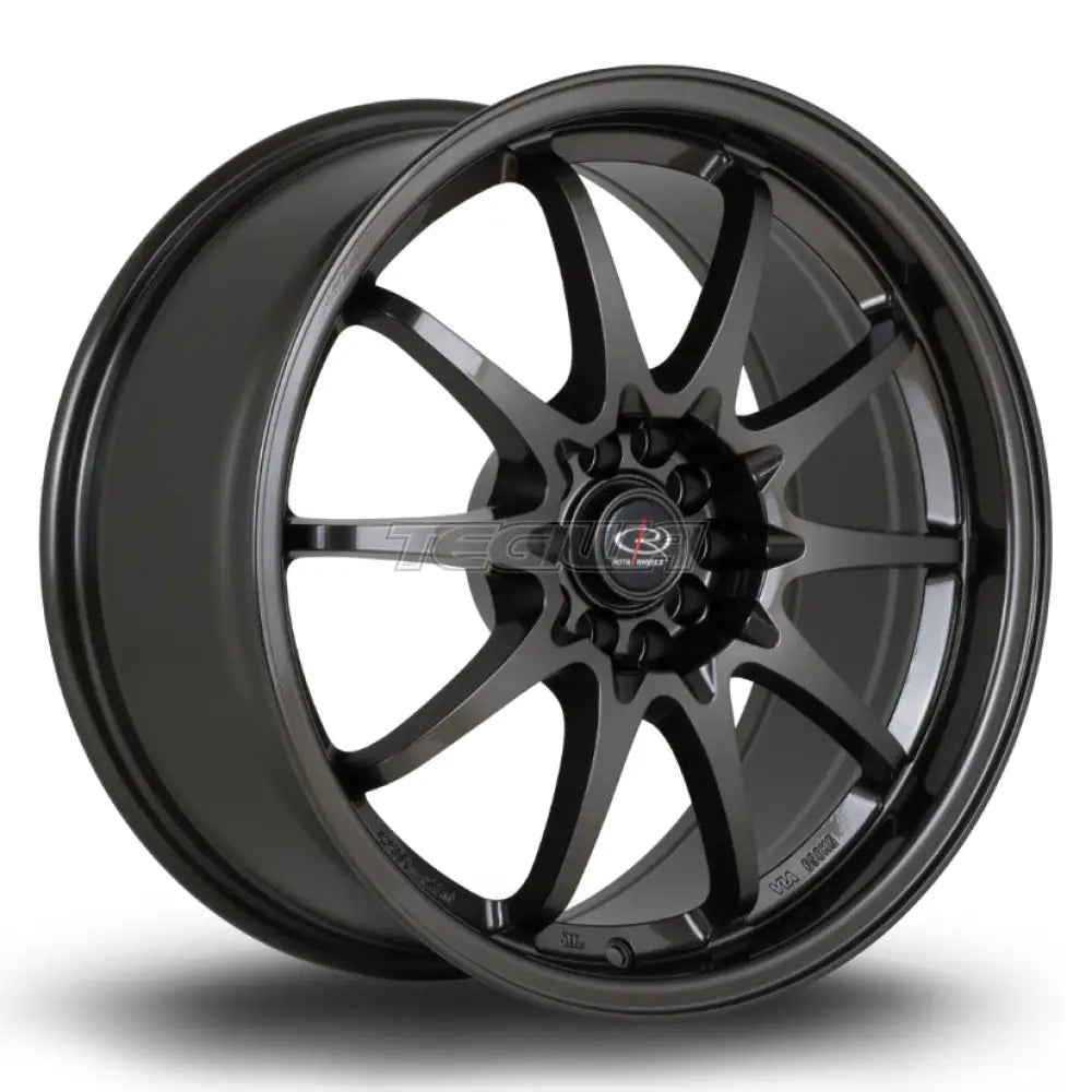 Rota Fighter Alloy Wheel 18x8.5 ET35 5x100,5x114 Gunmetal 73mm CB Alloy Wheels