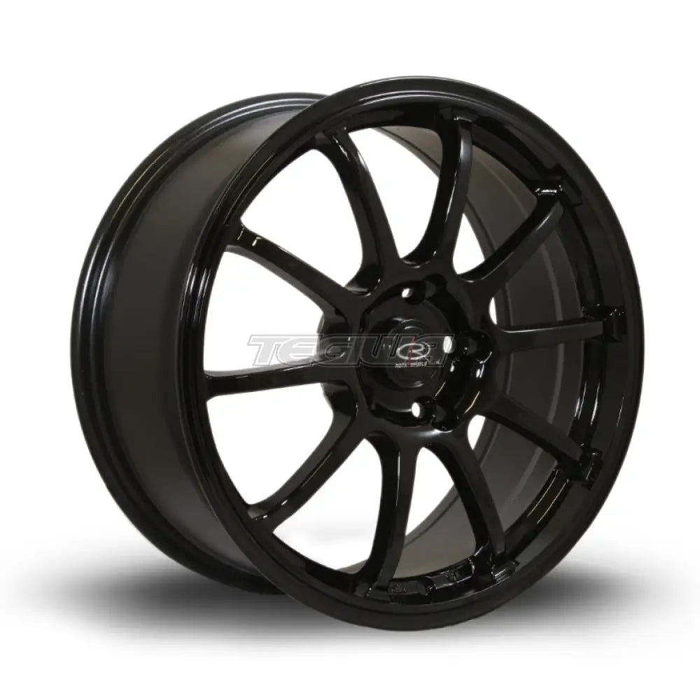 Rota Force Alloy Wheel 17x8 ET48 5x114 Black 73mm CB Alloy Wheels