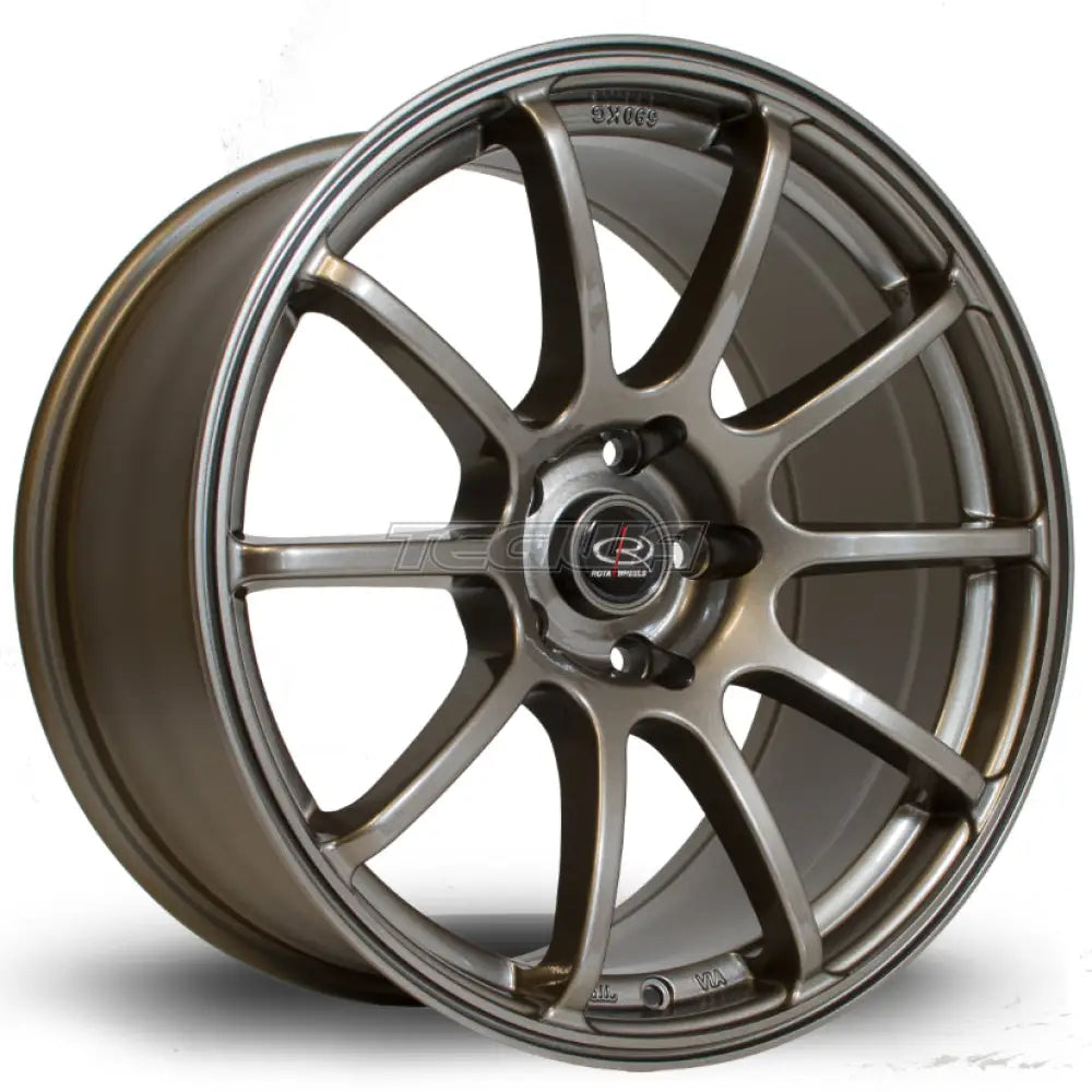 Rota Force Alloy Wheel 18x9 ET27 5x114 Bronze 73mm CB Alloy Wheels