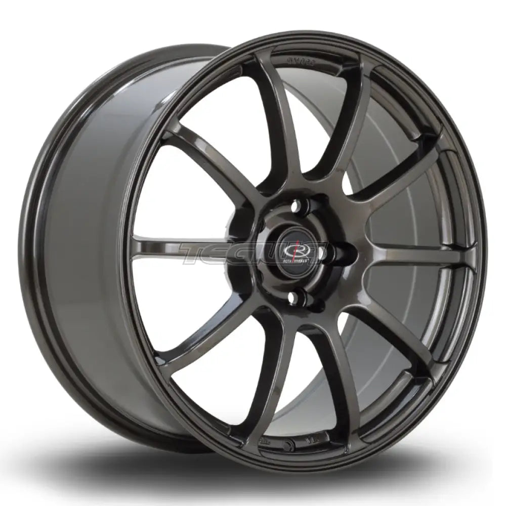 Rota Force2 Alloy Wheel 18x8.5 ET45 5x120 Gunmetal 76.1mm CB Alloy Wheels