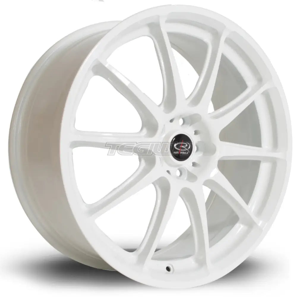 Rota Gra Alloy Wheel 18x7.5 ET48 5x100 White 73mm CB Alloy Wheels