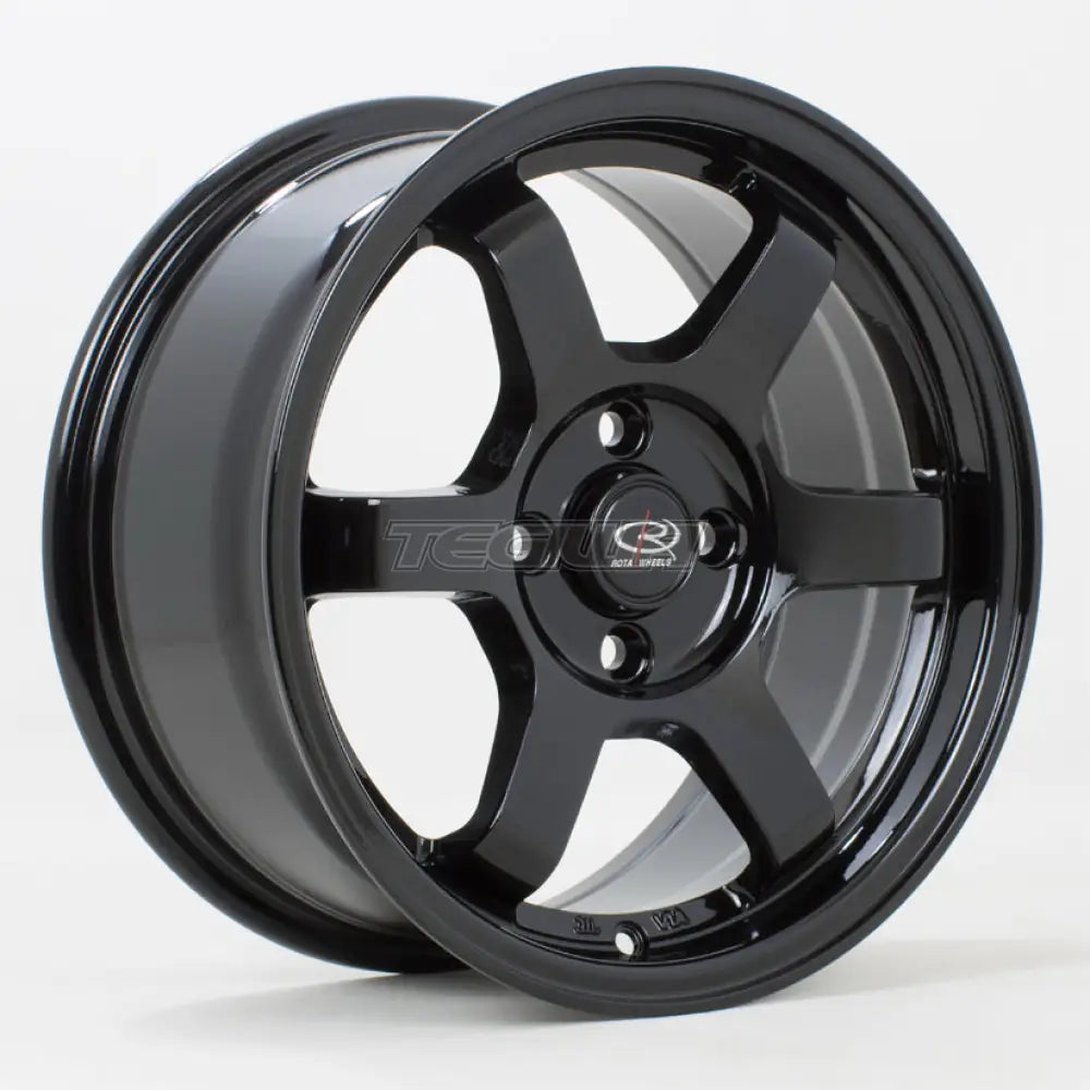 Rota Grid Alloy Wheel 15x7 ET40 4x100 Black 67.1mm CB Alloy Wheels