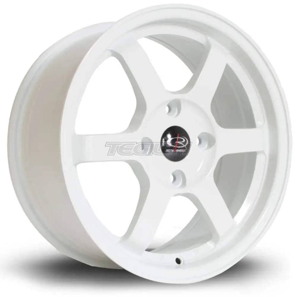 Rota Grid Alloy Wheel 16x7 ET40 4x114 White 73mm CB Alloy Wheels