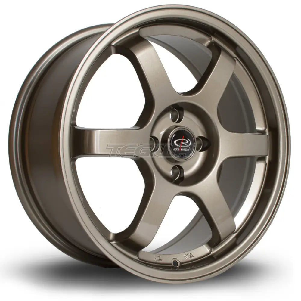 Rota Grid Alloy Wheel 17x7.5 ET45 4x108 Bronze 73mm CB Alloy Wheels