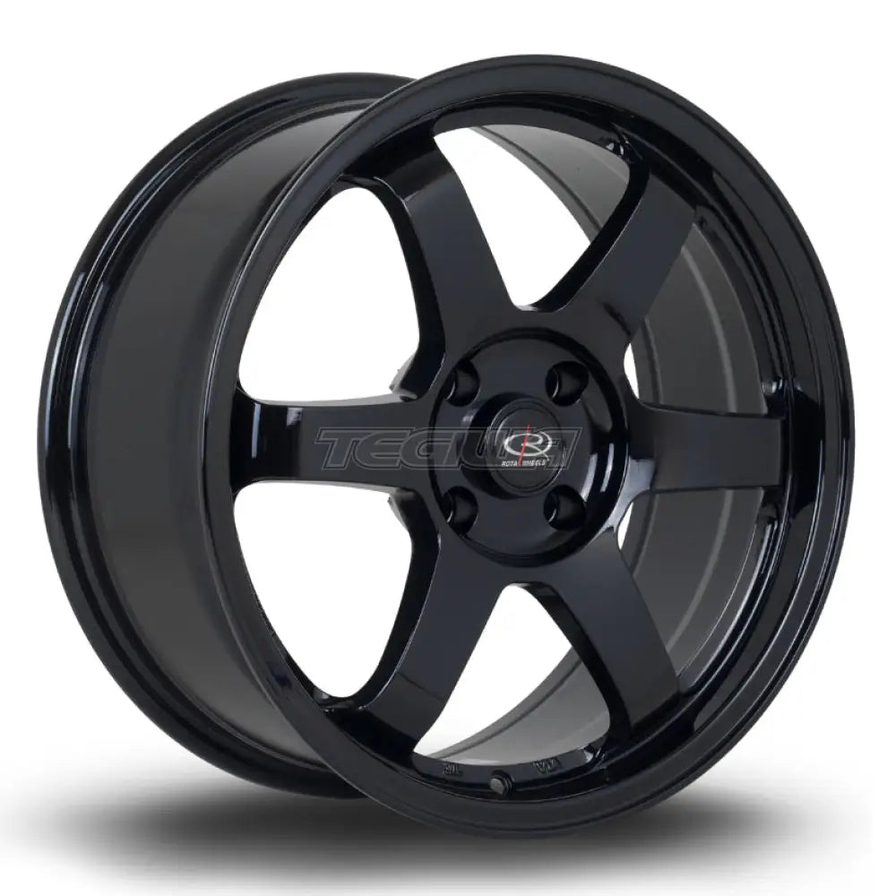Rota Grid Alloy Wheel 17x8 ET35 4x100 Black 73mm CB Alloy Wheels