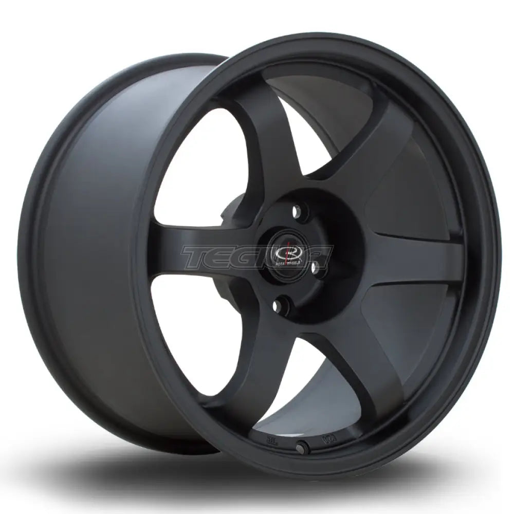 Rota Grid Alloy Wheel 17x9.5 ET12 5x114 Flat Black 2 73mm CB Alloy Wheels