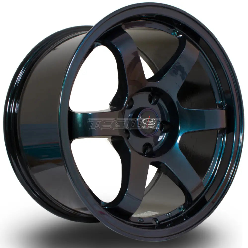 Rota Grid Alloy Wheel 17x9 ET25 5x114 Neo Chrome 73mm CB Alloy Wheels