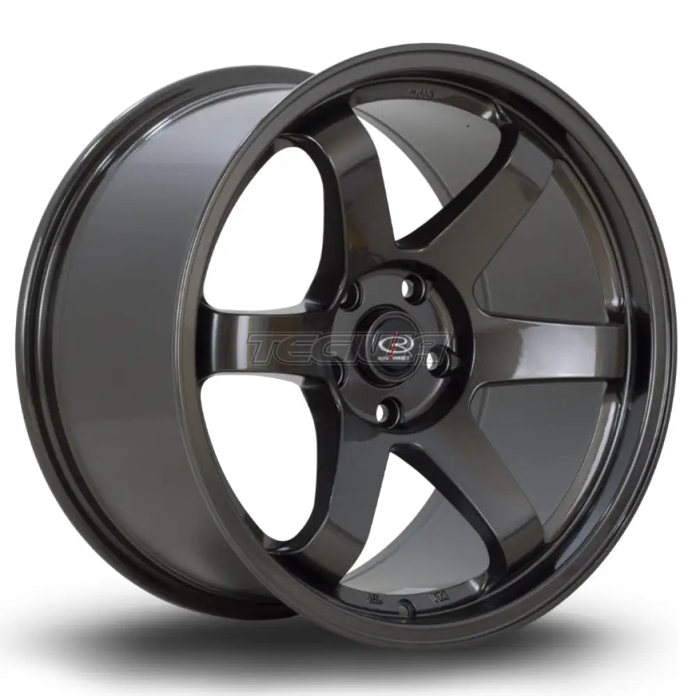Rota Grid Alloy Wheel 18x10 ET35 5x114 Gunmetal 73mm CB Alloy Wheels