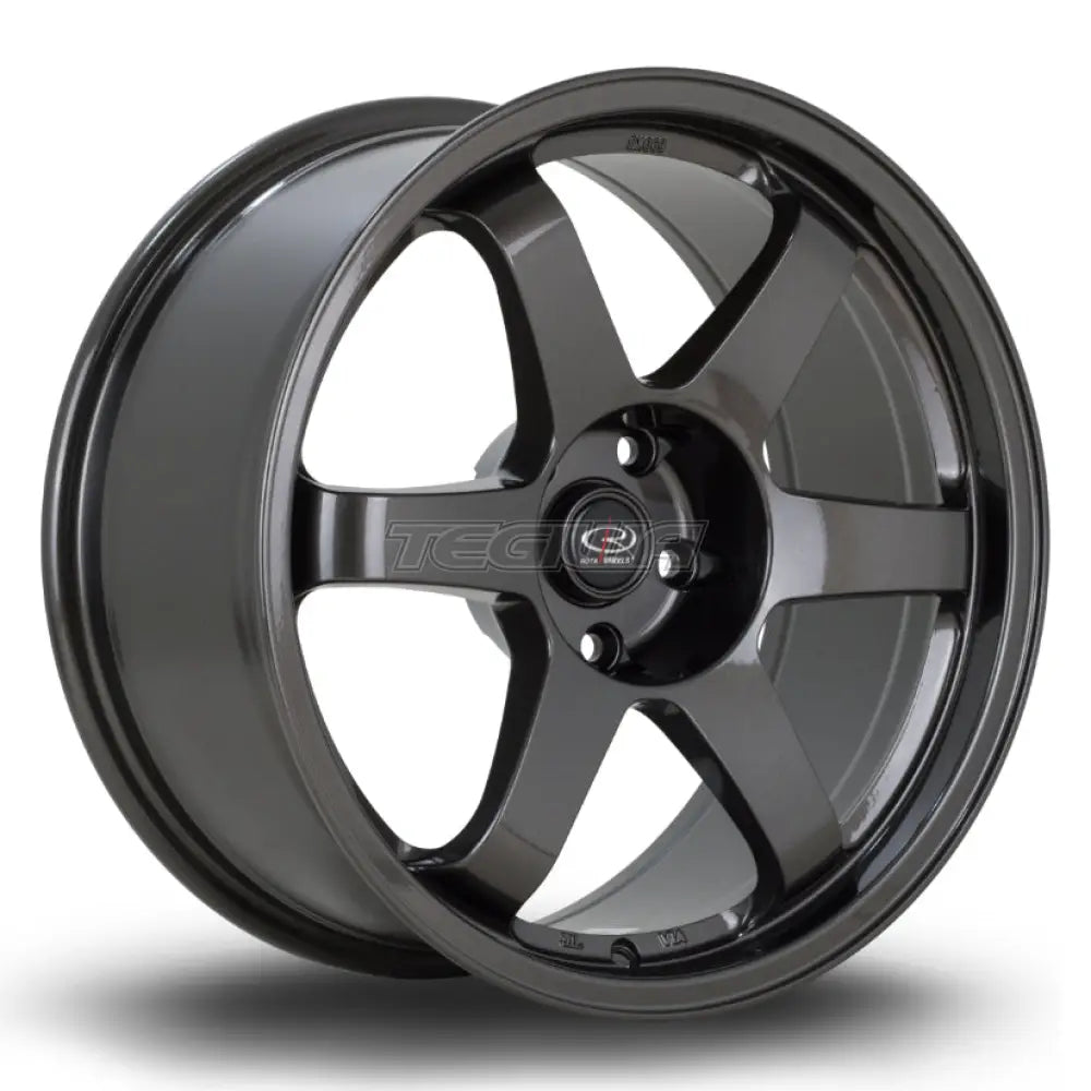Rota Grid Alloy Wheel 18x8.5 ET20 5x114 Gunmetal 73mm CB Alloy Wheels