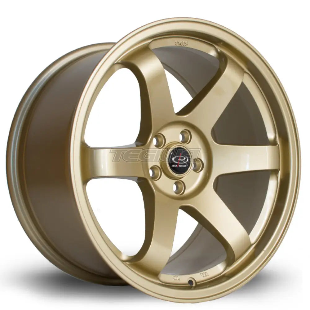 Rota Grid Alloy Wheel 18x9.5 ET38 5x100 Gold 73mm CB Alloy Wheels