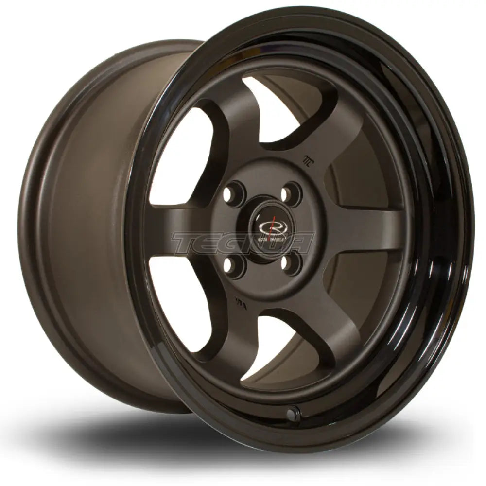 Rota Grid Max Alloy Wheel 15x8 ET0 4x100 Flat Gunmetal 67.1mm CB Alloy Wheels