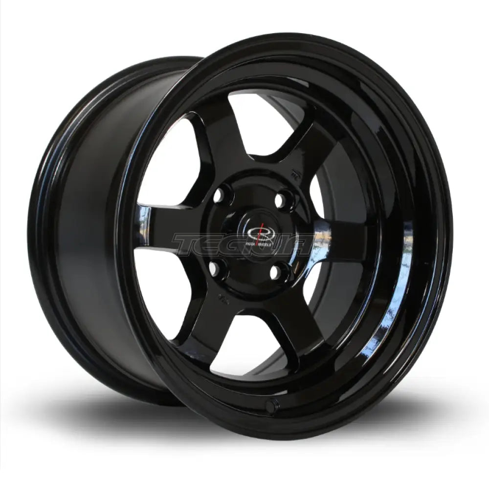Rota Grid-V Alloy Wheel 15x8 ET0 4x100 Black 67.1mm CB Alloy Wheels