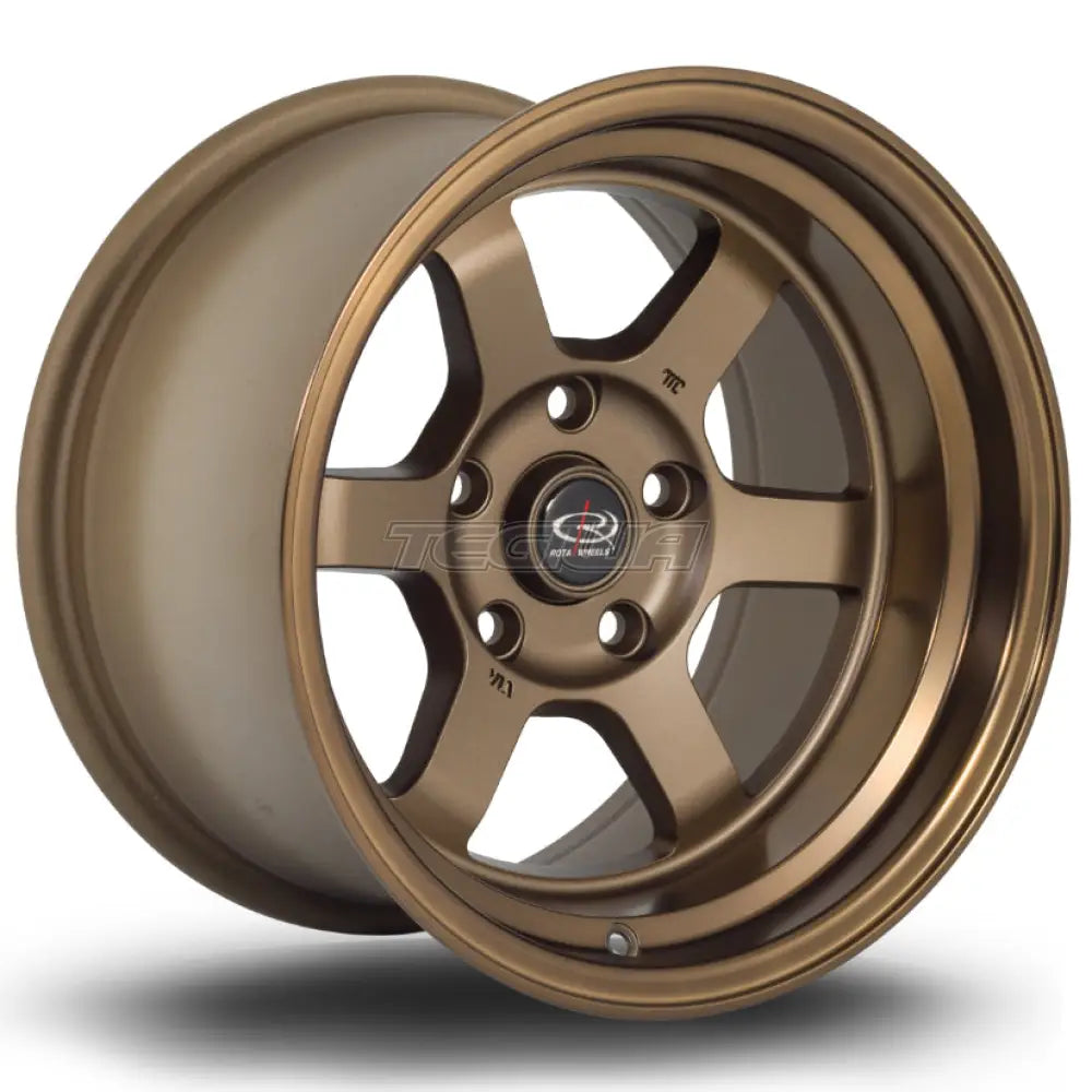 Rota Grid-V Alloy Wheel 15x9 ET0 5x114 Speed Bronze 73mm CB Alloy Wheels