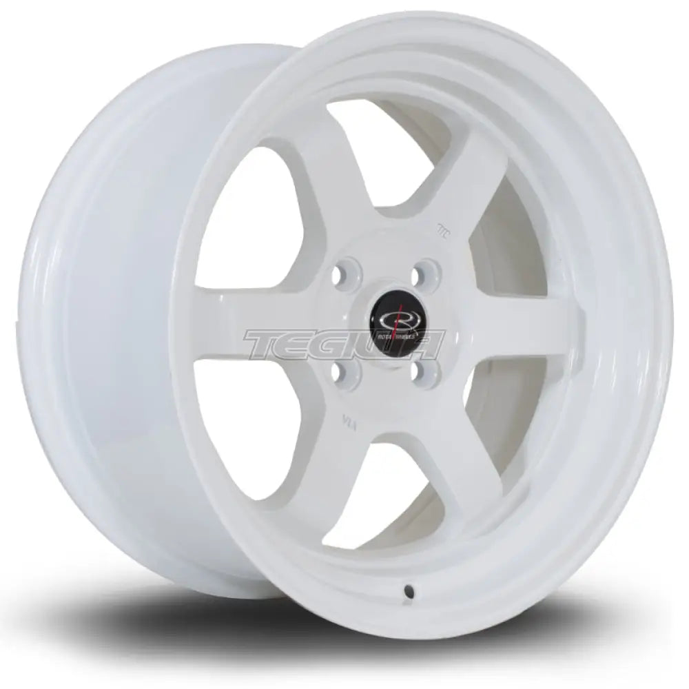 Rota Grid-V Alloy Wheel 16x8 ET20 4x100 White 67.1mm CB Alloy Wheels
