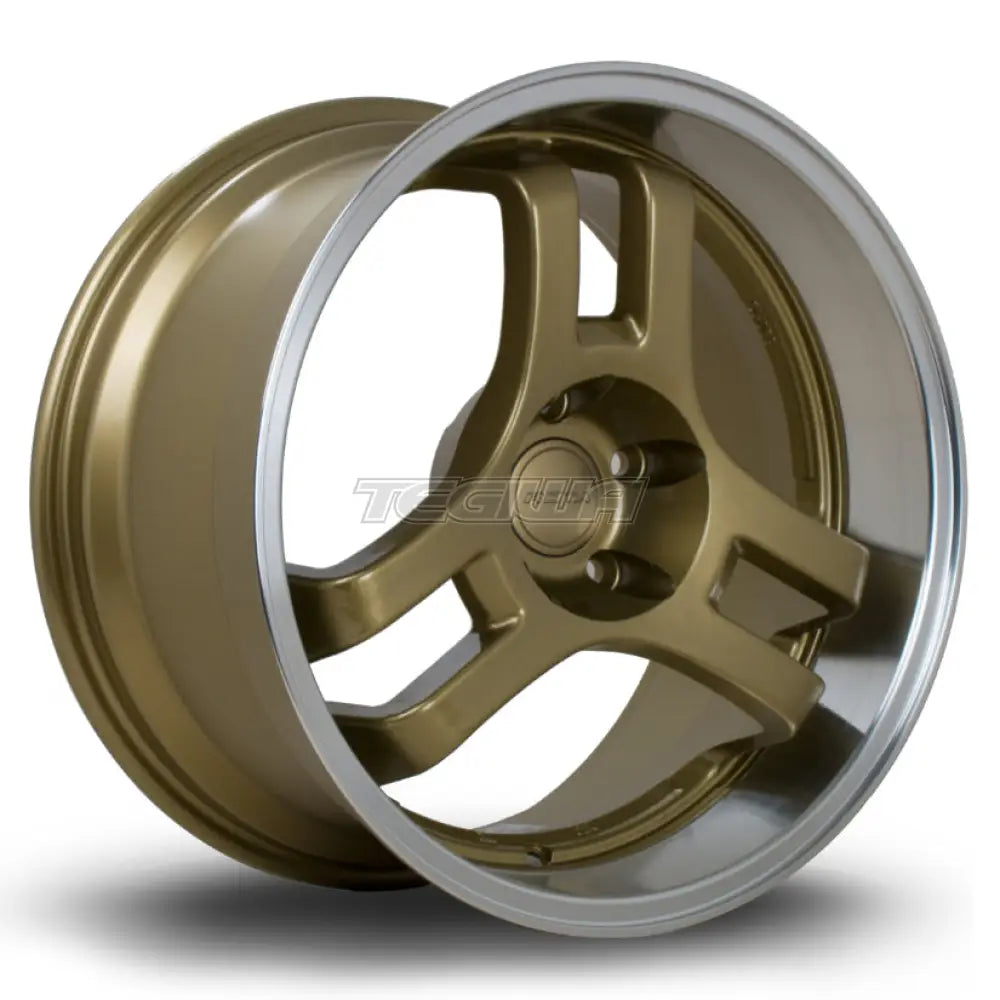 Rota HM3 Alloy Wheel 18x9.5 ET35 5x114 Gold Polished Lip 73mm CB Alloy Wheels