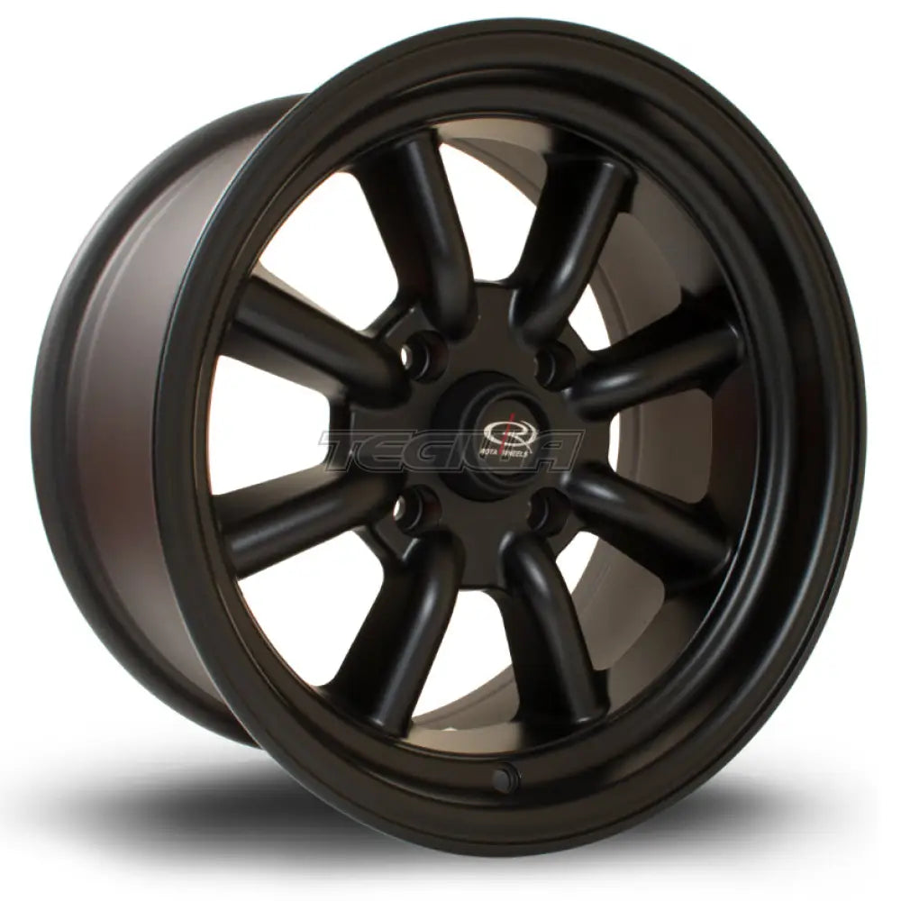 Rota RKR Alloy Wheel 15x8 ET0 4x108 Flat Black 73mm CB Alloy Wheels