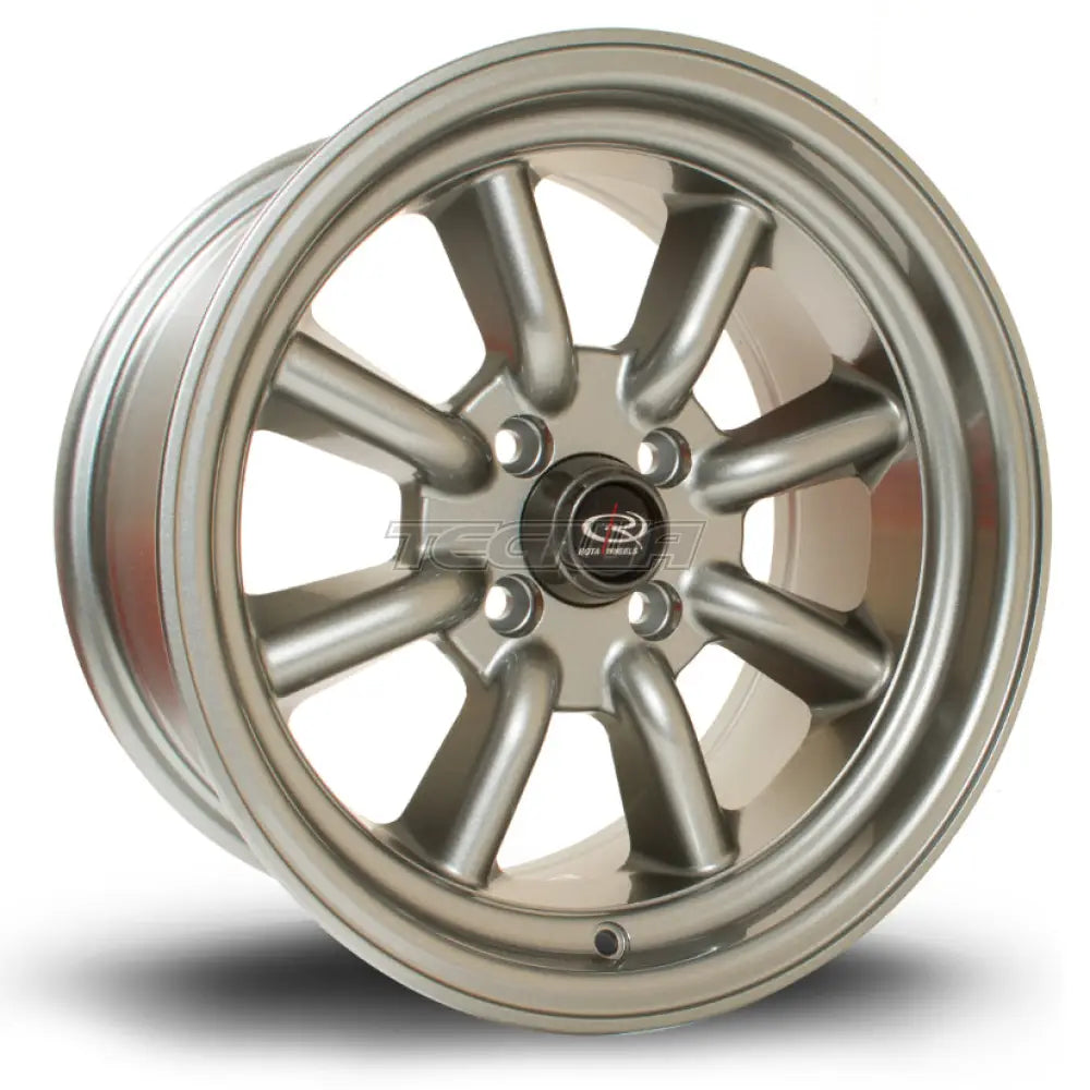 Rota RKR Alloy Wheel 15x8 ET0 4x114 Steelgrey 73mm CB Alloy Wheels
