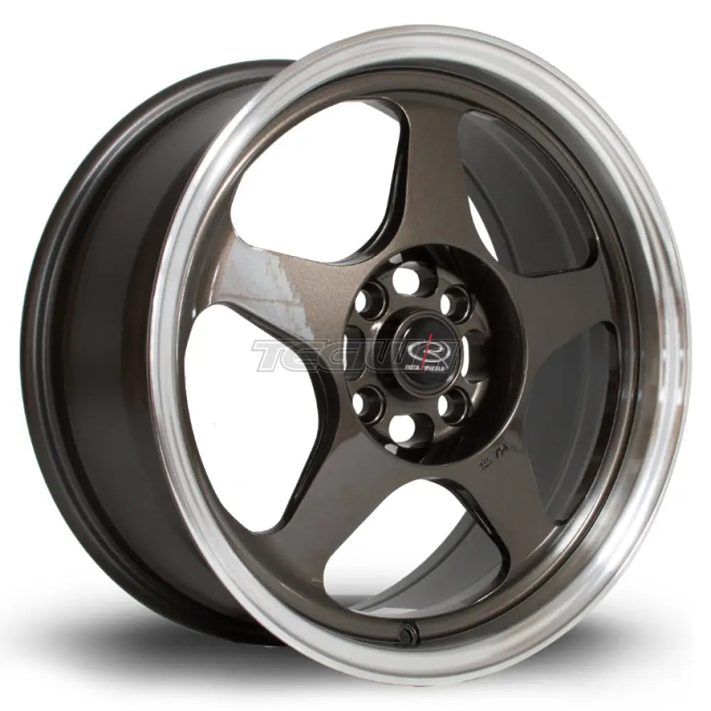 Rota Slip Alloy Wheel 16x7 ET40 5x114 Gunmetal Polished Lip 73mm CB Alloy Wheels