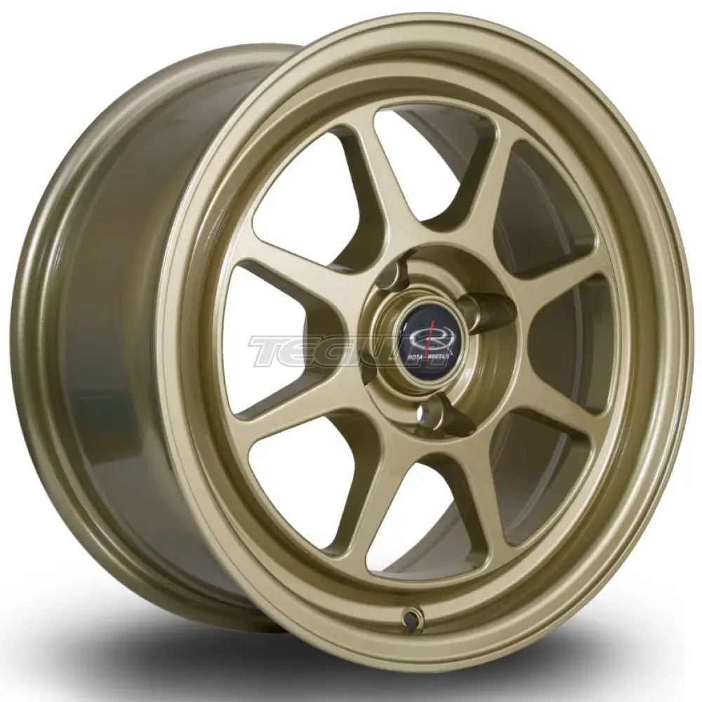 Rota Spec8 Alloy Wheel 15x7 ET35 4x100 Gold 67.1mm CB Alloy Wheels