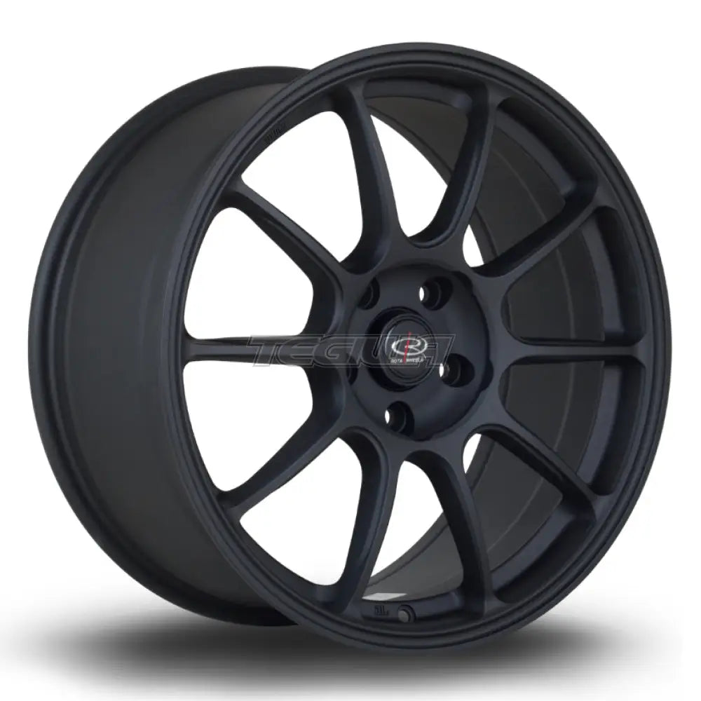 Rota SS10 Alloy Wheel 18x8.5 ET44 5x114 Flat Black 2 73mm CB Alloy Wheels