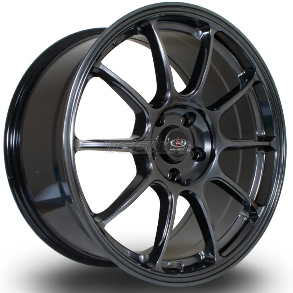 Rota SS10 Alloy Wheel 18x8.5 ET44 5x114 Hyper Black 73mm CB Alloy Wheels