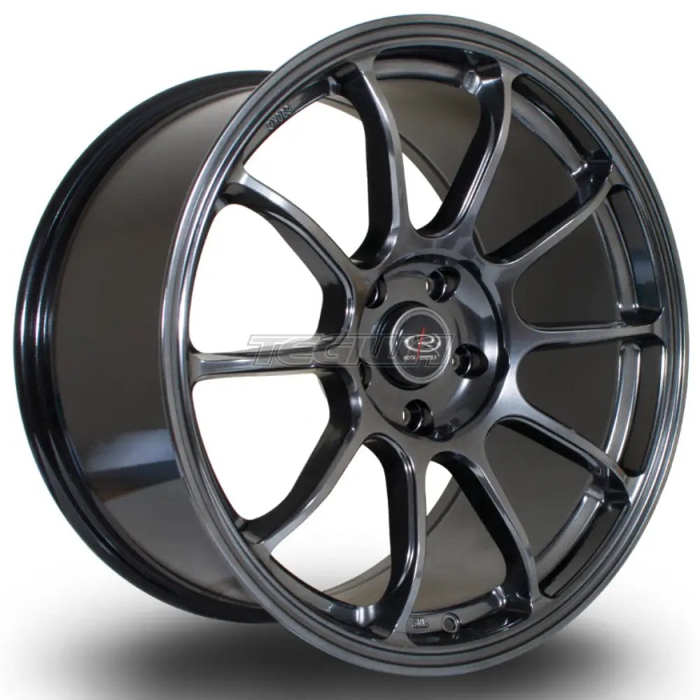 Rota SS10 Alloy Wheel 18x9.5 ET38 5x114 Hyper Black 73mm CB Alloy Wheels