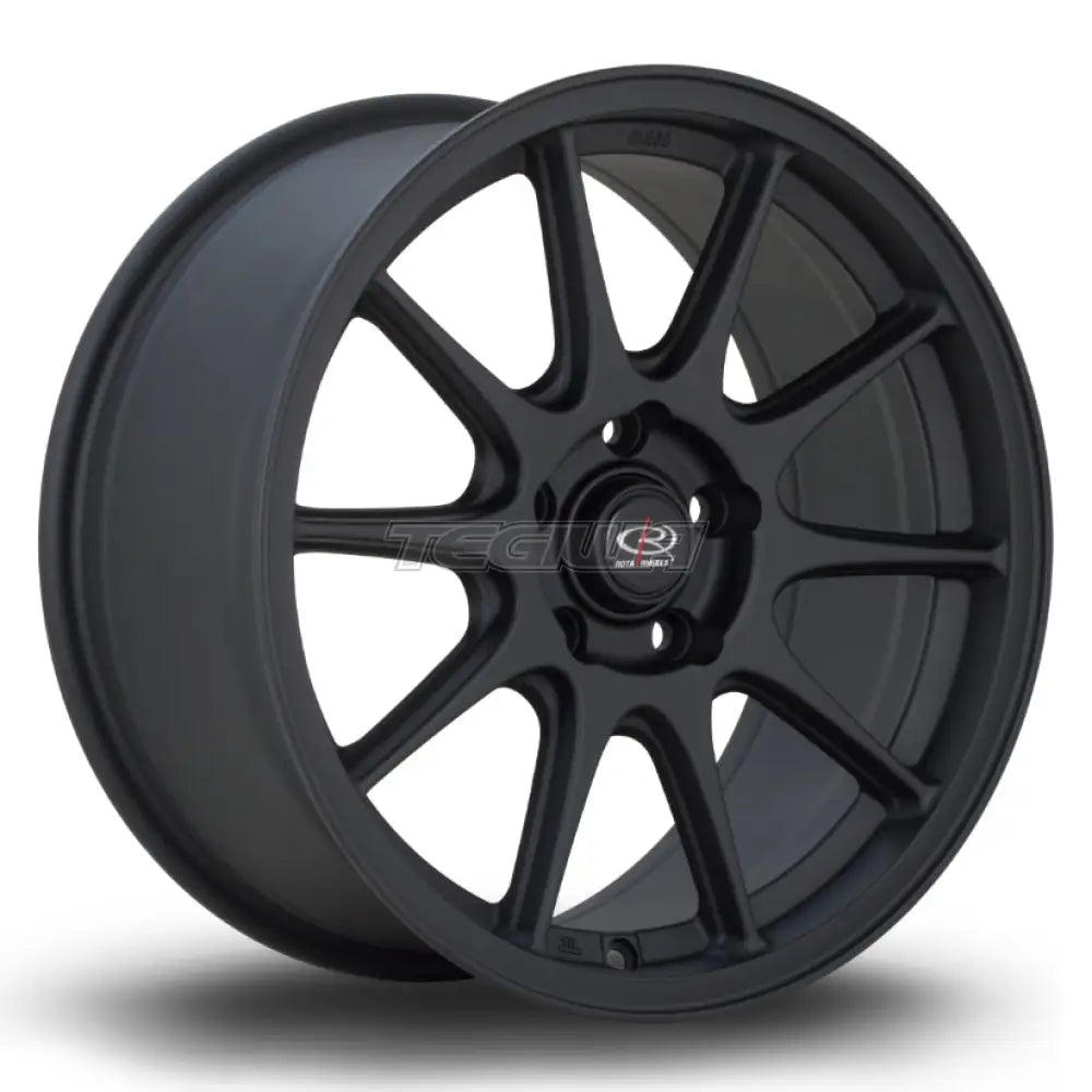 Rota Strike Alloy Wheel 17x8 ET42 5x114 Flat Black 2 73mm CB Alloy Wheels