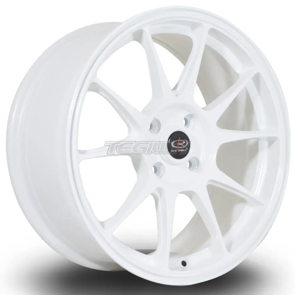 Rota Titan Alloy Wheel 17x7.5 ET40 4x108 White 73mm CB Alloy Wheels