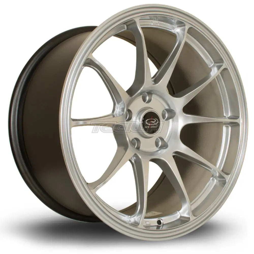 Rota Titan Alloy Wheel 18x9.5 ET35 5x100 Hyper Silver 73mm CB Alloy Wheels