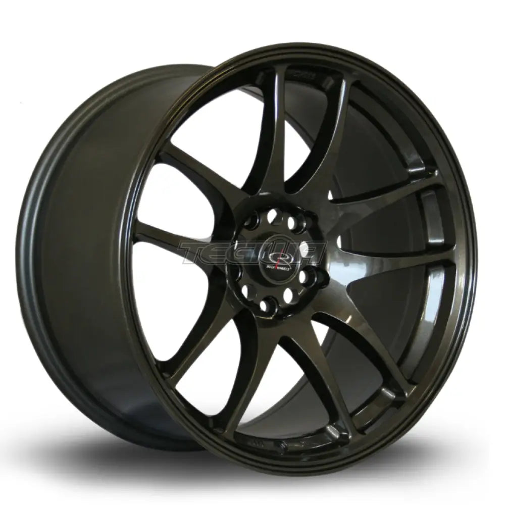 Rota Torque Alloy Wheel 18x9.5 ET17 5x114 Gunmetal 73mm CB Alloy Wheels