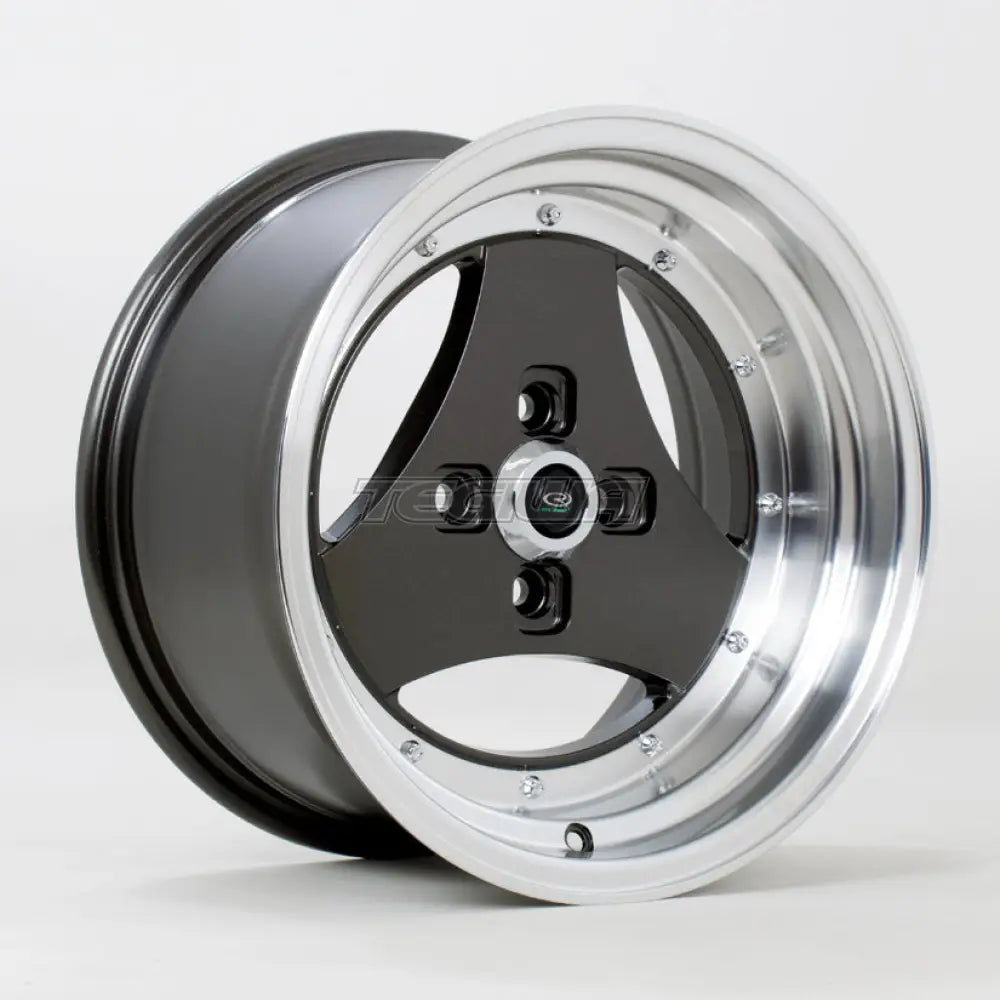 Rota Triad Alloy Wheel 15x8 ET0 4x114 Gunmetal Polished Lip 73mm CB Alloy Wheels