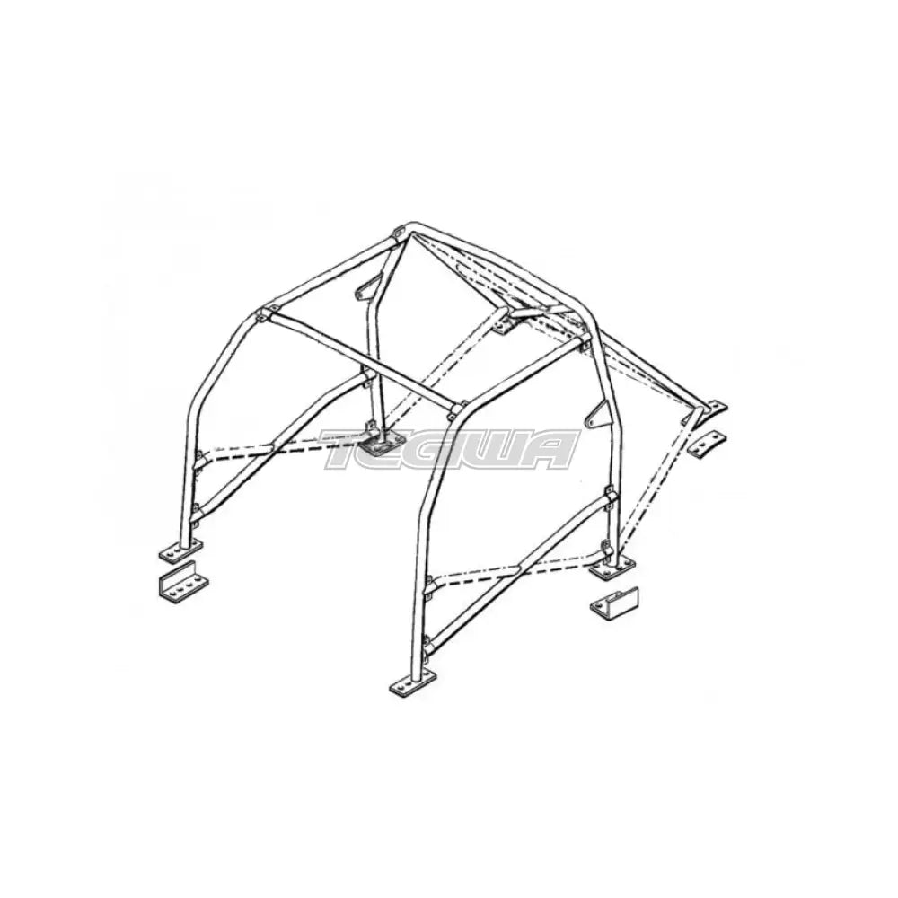Safety Devices Roll Cage H020 8-Point Bolt-In Honda Integra Type-R Dc2 93-01 Cages And Door Bars