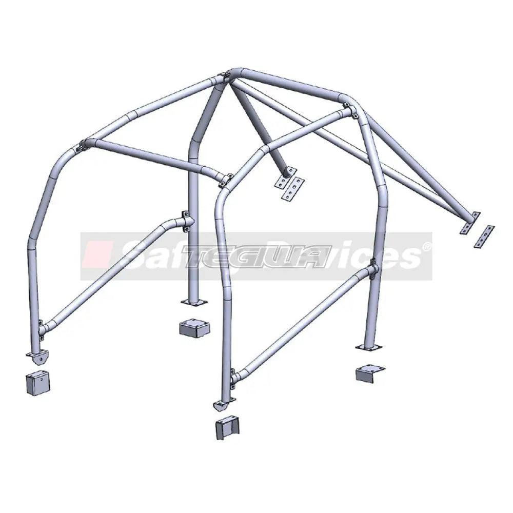 Safety Devices Roll Cage H031 6-Point Bolt-In Honda Civic Type-R Ep3 01-05 Cages And Door Bars