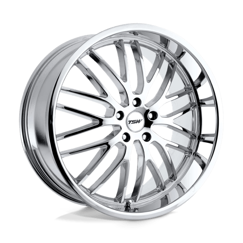 TSW SNETTERTON Alloy Wheel 19x8 ET35 5x100 Chrome 72.1mm CB