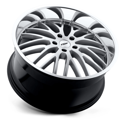 TSW SNETTERTON Alloy Wheel 20x8.5 ET20 5x114 Hyper Silver With Mirror Cut Lip 76.1mm CB