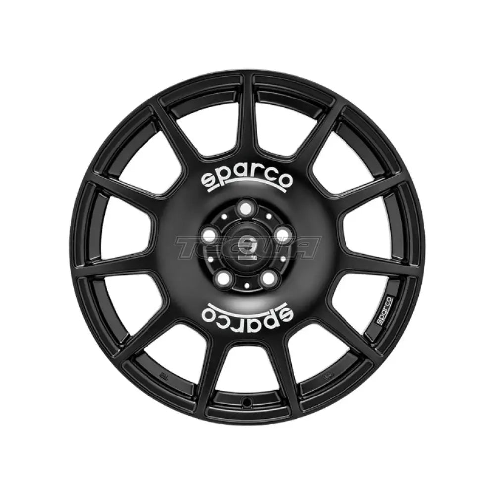 SPARCO Sparco Terra Alloy Wheel 16x7 ET45 5x114.3 Matt Black White Lettering 73mm CB Alloy Wheels