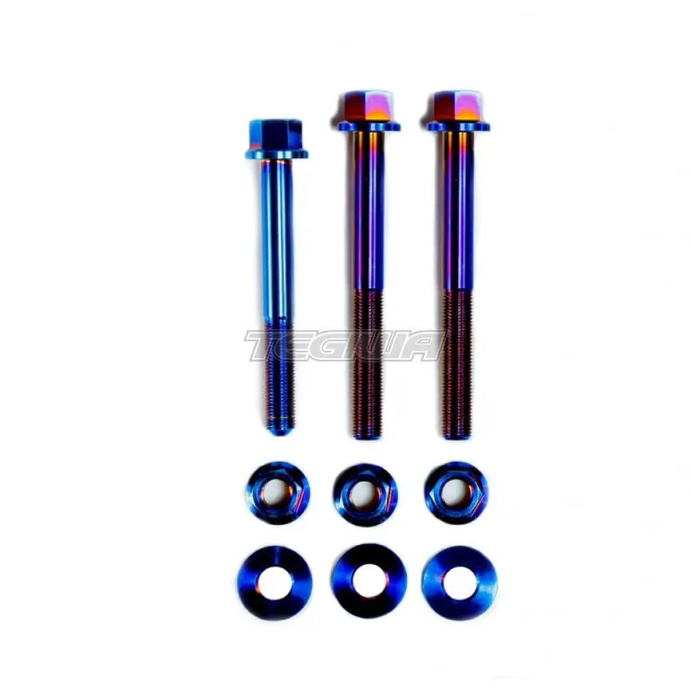 SpeedFactory Titanium Engine Mount Hardware 3pc Kit Honda EG/EK/DC K-Swap Mounts Burnt Engine Misc