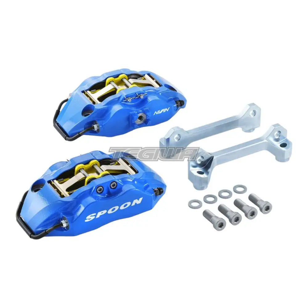 Spoon Sports 4 Pot Monoblock Caliper Set Honda N-One JG3 20+ Spoon Sports 4 Pot Monoblock Caliper Set Honda N-One JG3 20+