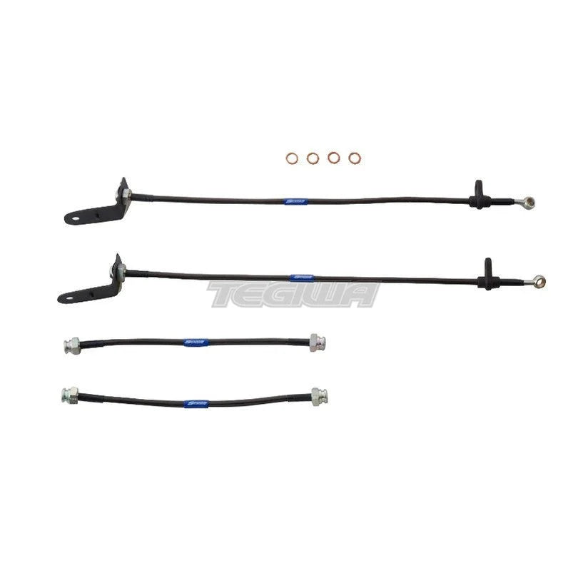 Spoon Sports Braided Brake Hose Set Honda Civic Type-R FD2 07-11