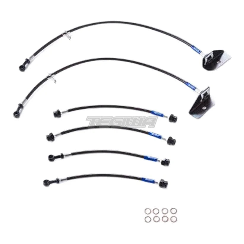 Spoon Sports Braided Brake Hose Set Honda Jazz Fit GE8 09-14
