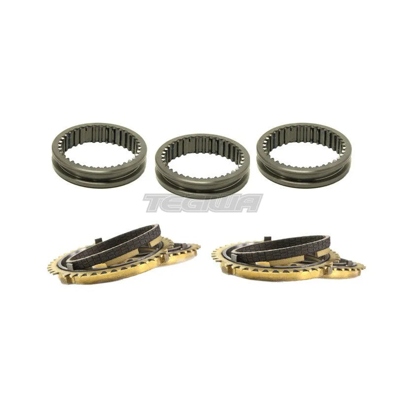 Synchrotech Carbon Synchro Sleeve Set Honda Prelude H22 H23 92-01