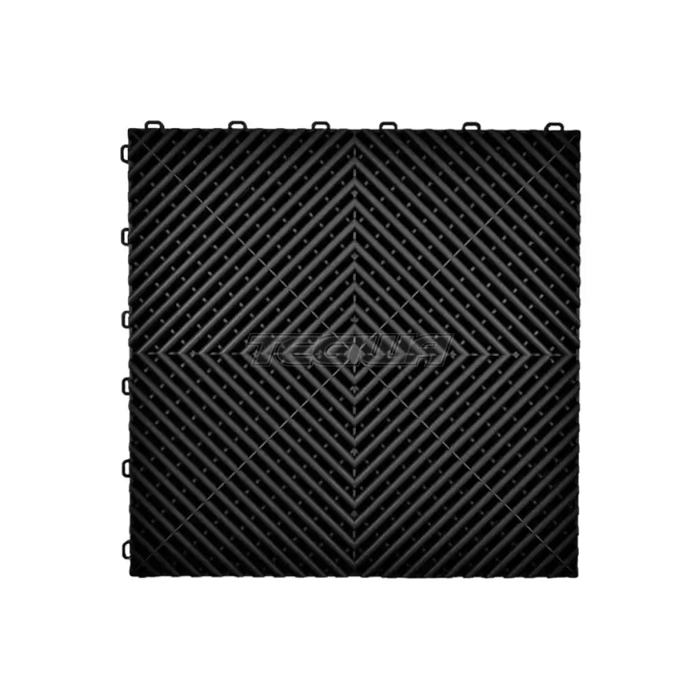 Tegiwa Duramat Vented Garage Workshop Floor Tile Modular Flooring 40x40cm Black Accessories