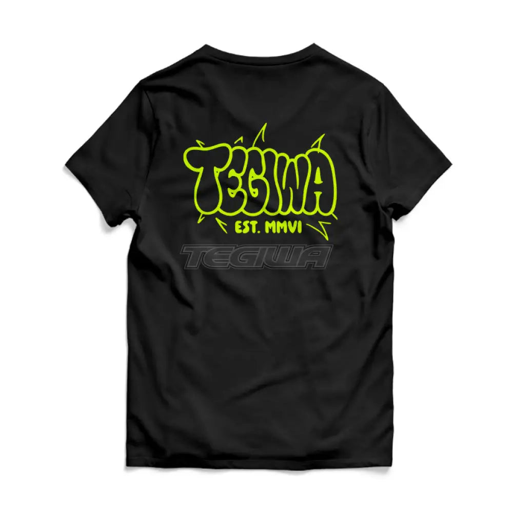Tegiwa Graffiti Logo T-Shirt Black T-Shirts
