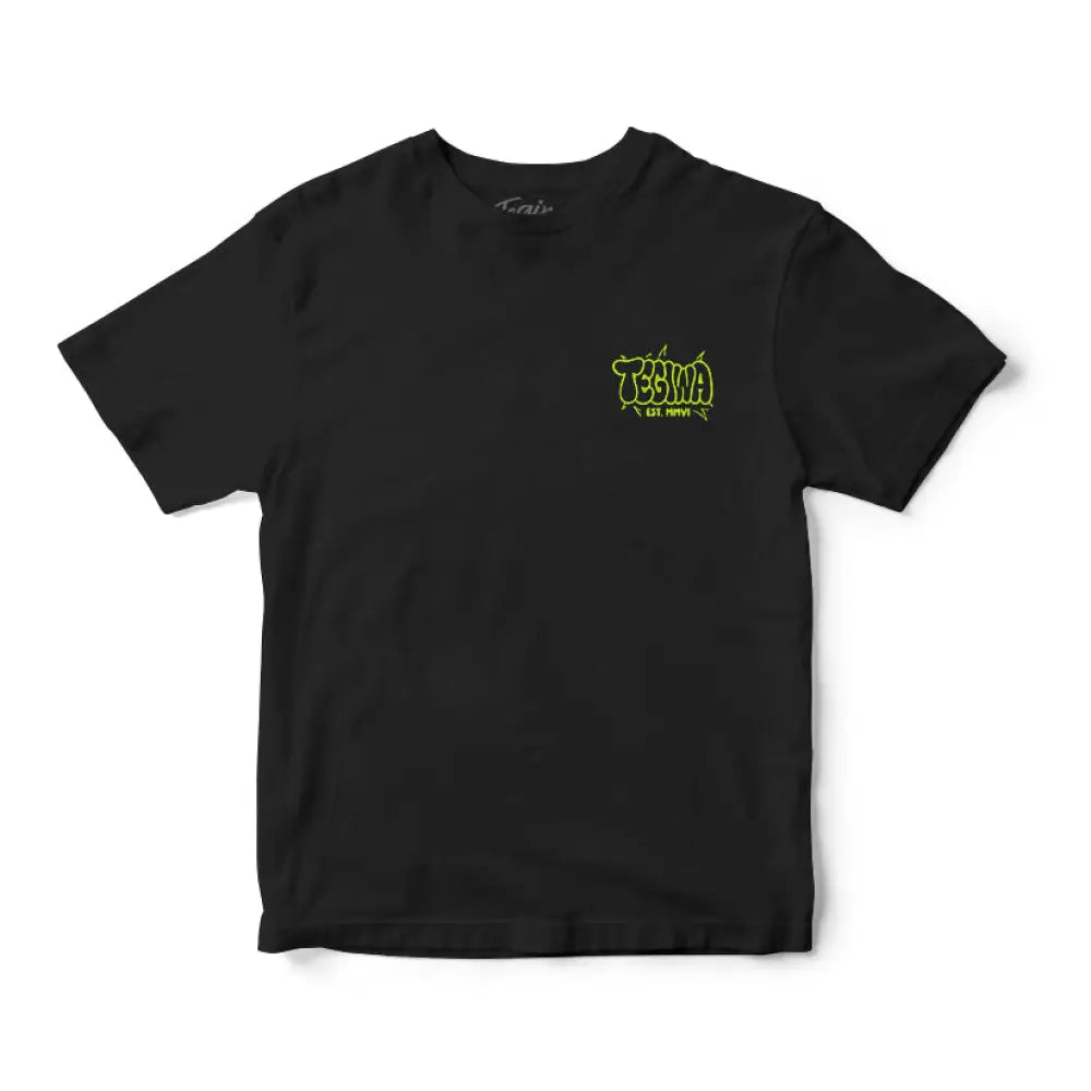 Tegiwa Graffiti Logo T-Shirt Black T-Shirts